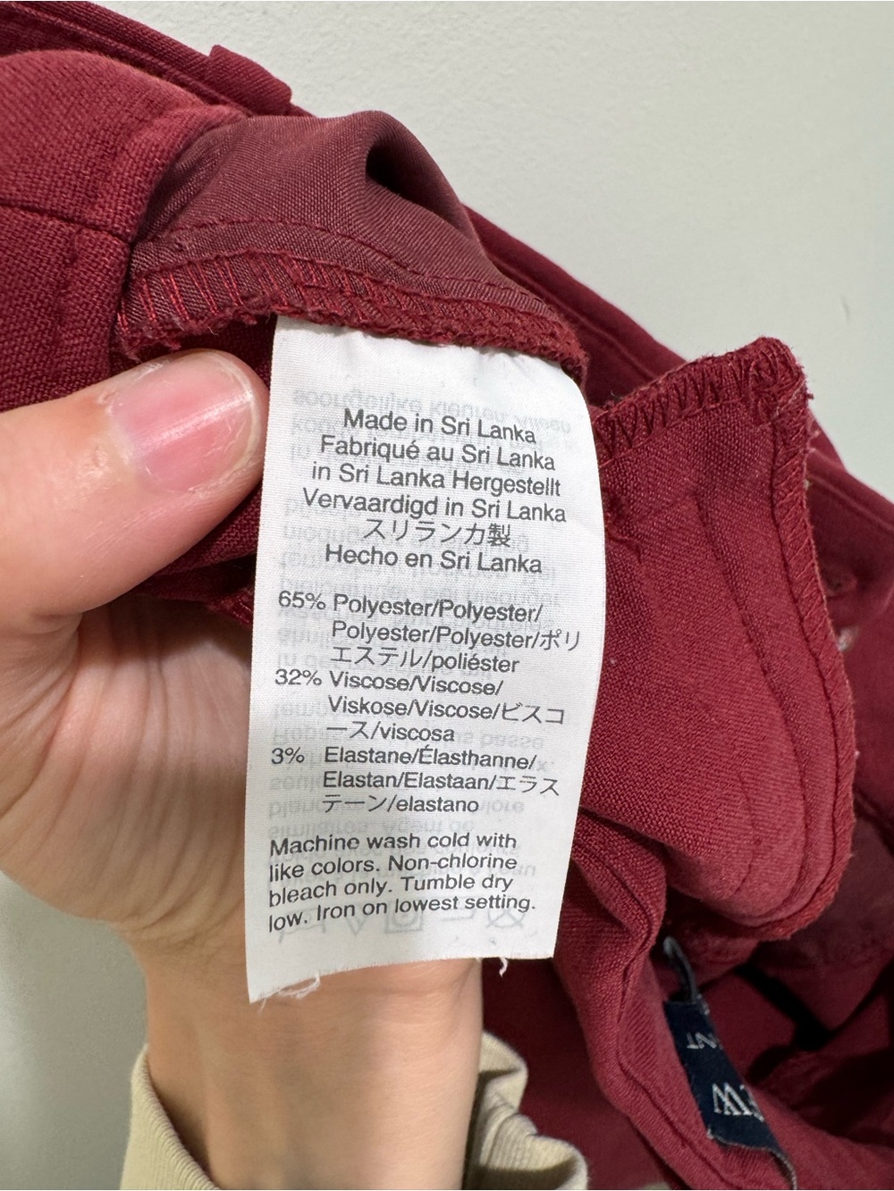 J.Crew Ruby Pant Burgundy Red Ankle Pants Size 4 - Picture 9 of 9